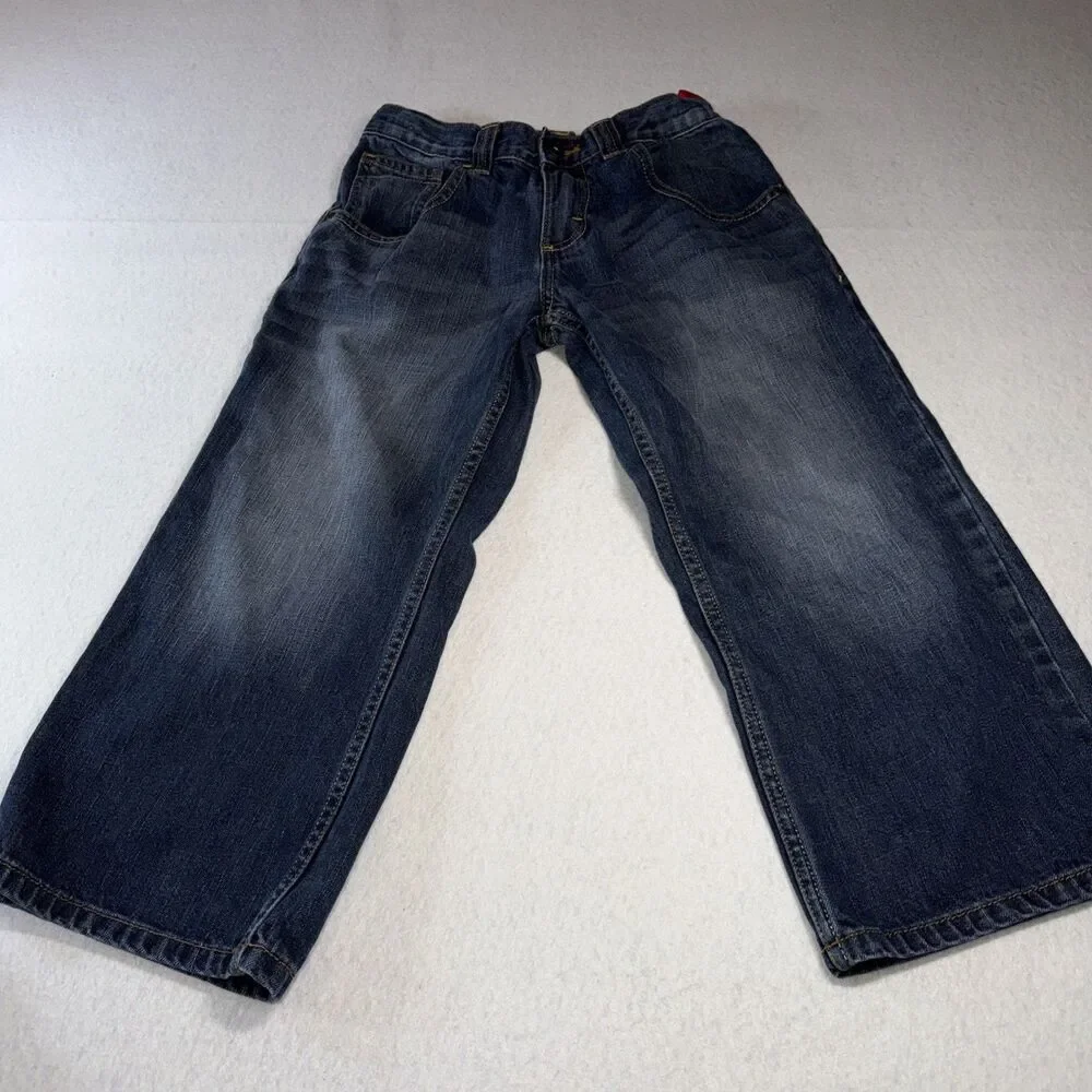 Boys Wrangler Jeans WRG Hero Originals Size 8 Husky Adjustable Waist